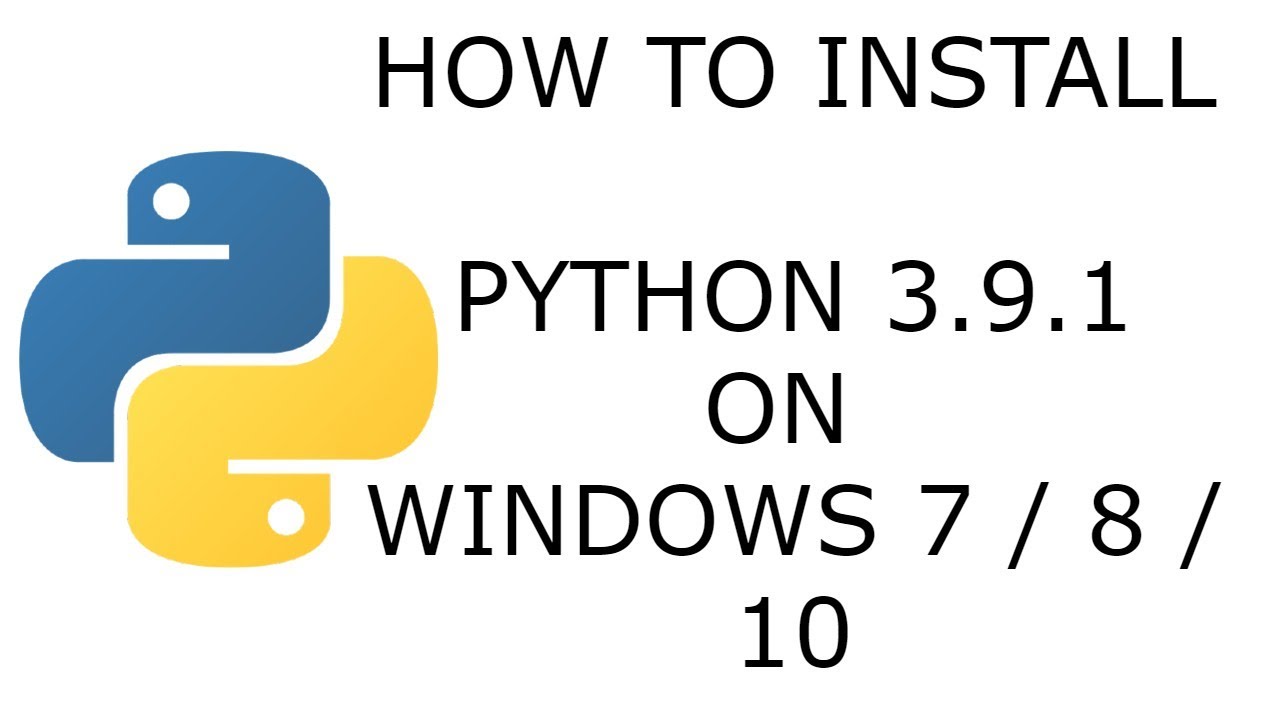 how to install python 3.9.1 on windows 10