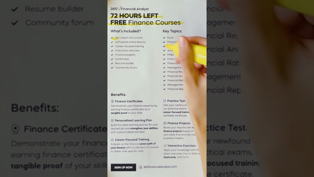 Free Finance Courses — 72 Hours Left! ⏳