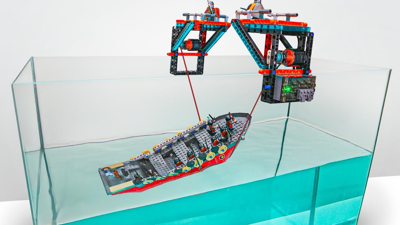 Lego Ships Sink! Insane Mechanism Experiments!