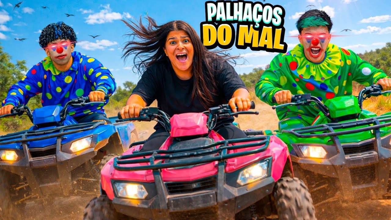 ESTEVÃO E GABRIEL VIRARAM PALHAÇOS DO MAL!! 😱OQUE ACONTECEU COM ELES?