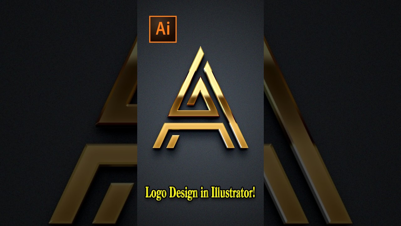 Design a Letter A Logo in Adobe Illustrator!