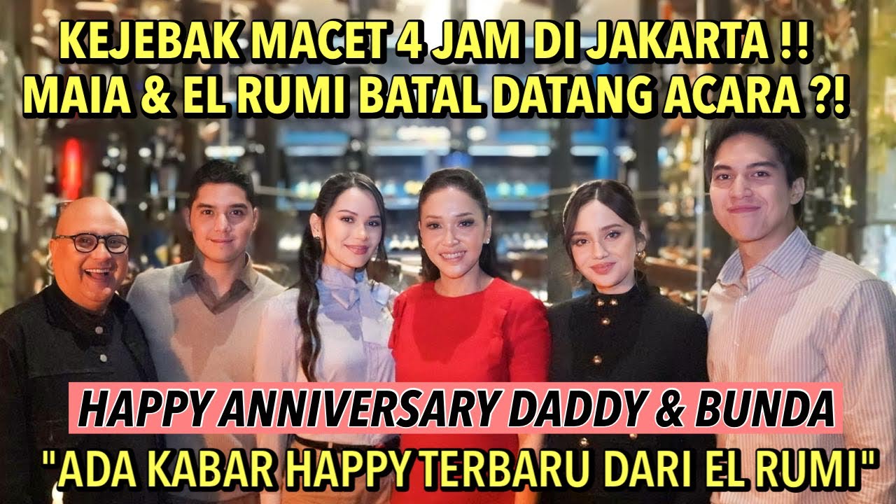 Kemang Banjir Parah! Maia Estianty & El Rumi Tersendat 4 Jam, Acara Batal π