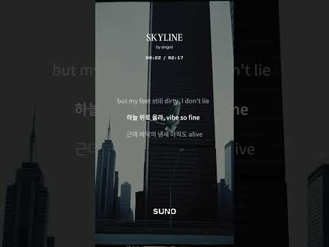 SKYLINE - Singmi #ai #aimusic #music #힙합 #hiphop #aihiphop