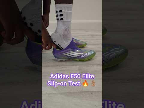 Adidas F50 Elite Laceless Slip-On Test ⚽⚡| FG/AG - Purple Rush