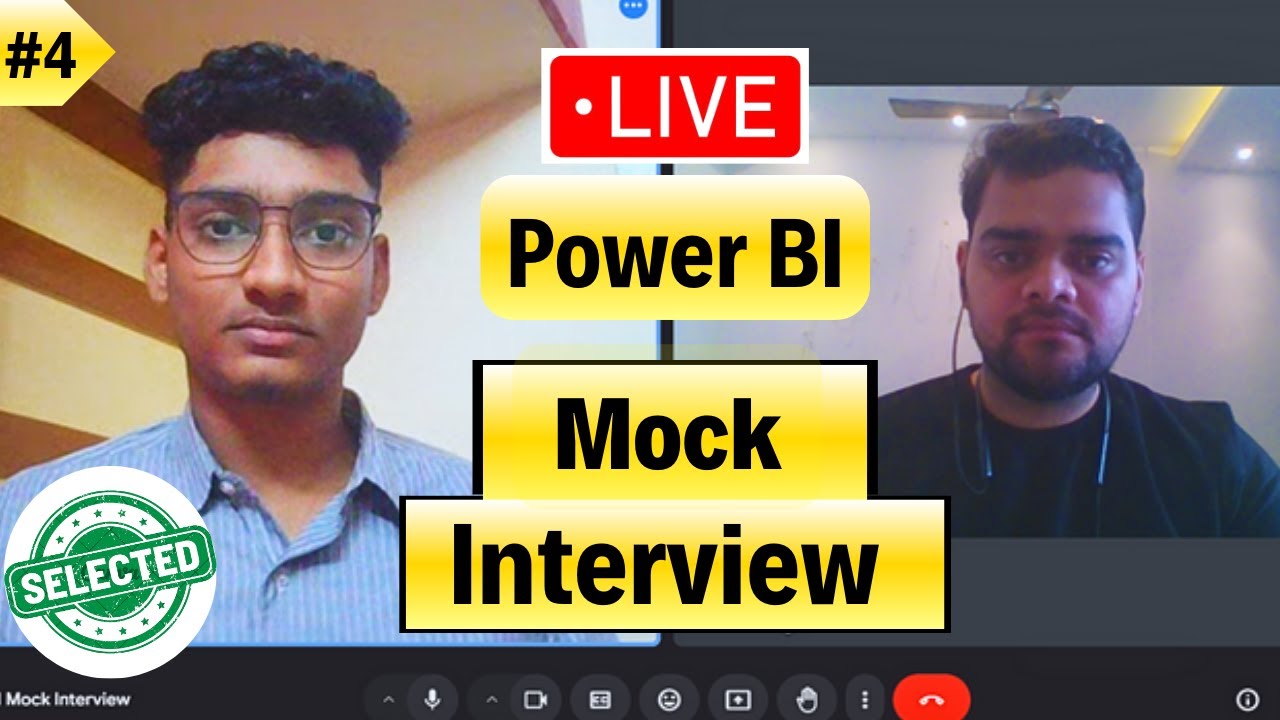 Data Analyst Live Mock Interview for Freshers | 95% Success Rate โ | EP 4