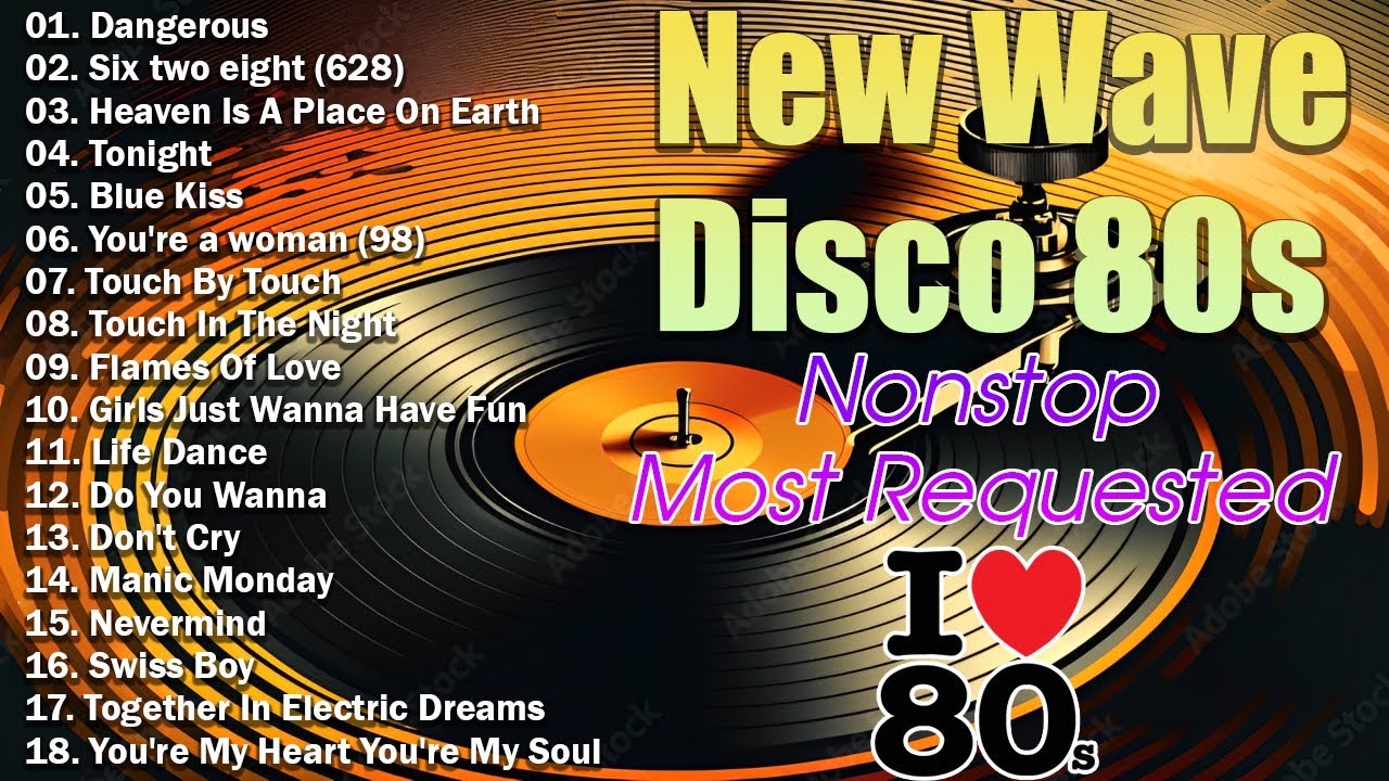 Nonstop 80s New Wave Disco Remix 🎶