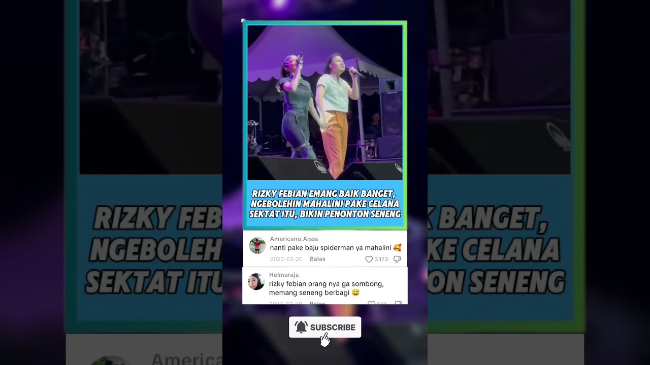 Kemesraan Mahalini dan Rizky Febian