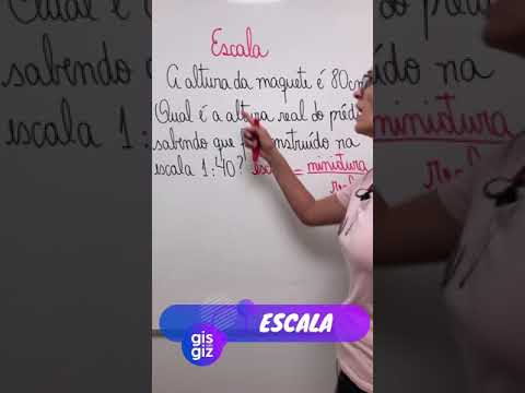 ESCALA \Prof. Gis/ #shorts