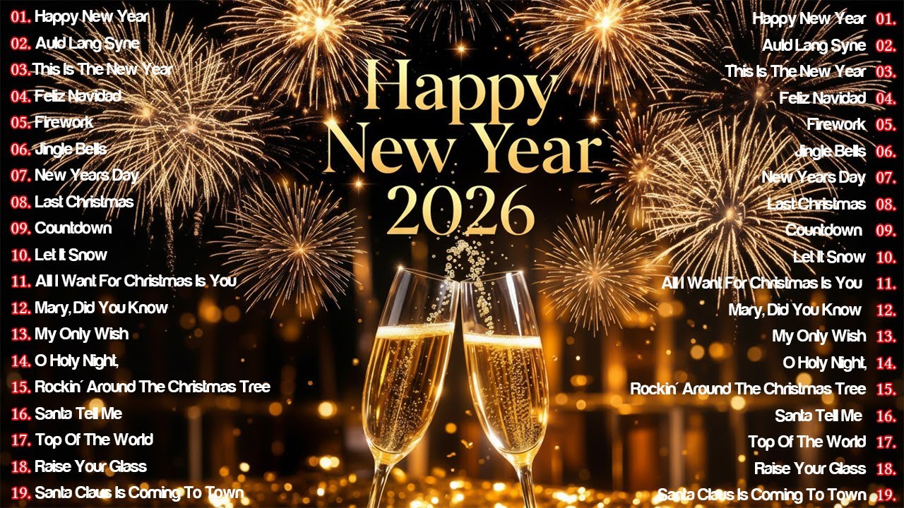 Happy New Year 2026 🎉 Top Songs & Countdown Mix