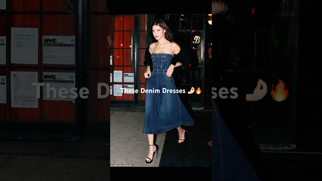Must-Try Denim Dress Ideas for 2024🔥