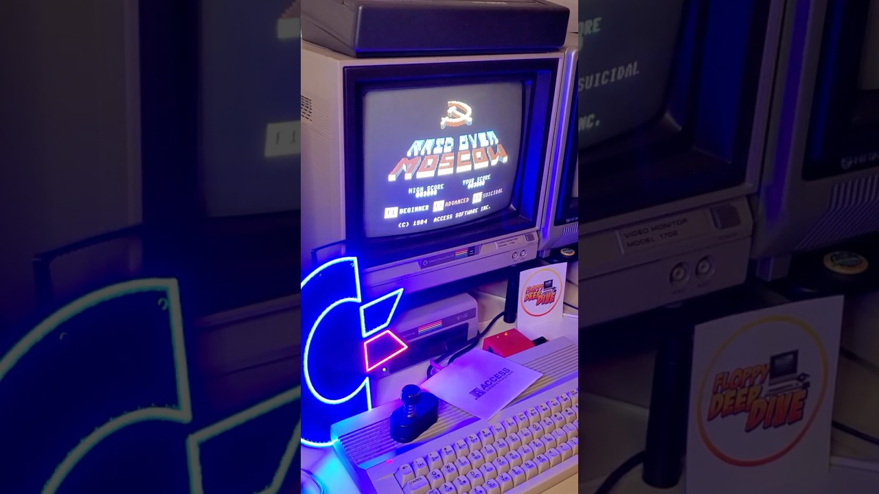 Relive the Classic: Raid Over Moscow on Commodore 64 🚀