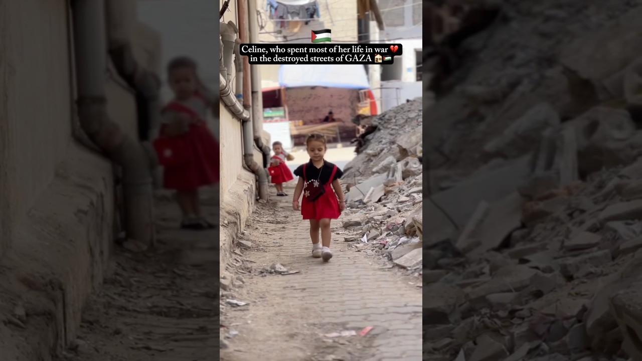 Celine's Story: Surviving Life in the War-Torn Streets of Gaza 💔