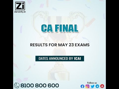 ICAI CA Inter, Final Results May 2023 released on icai.nic.in; direct link here