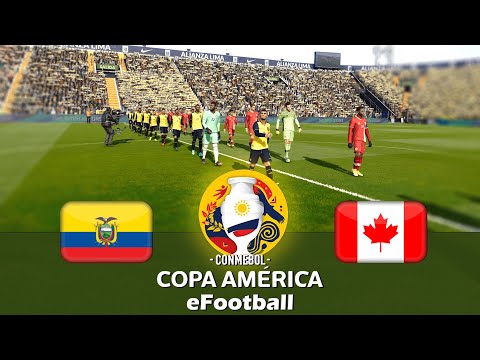 Ecuador vs Canada Copa America Group Stage eFootball Gameplay