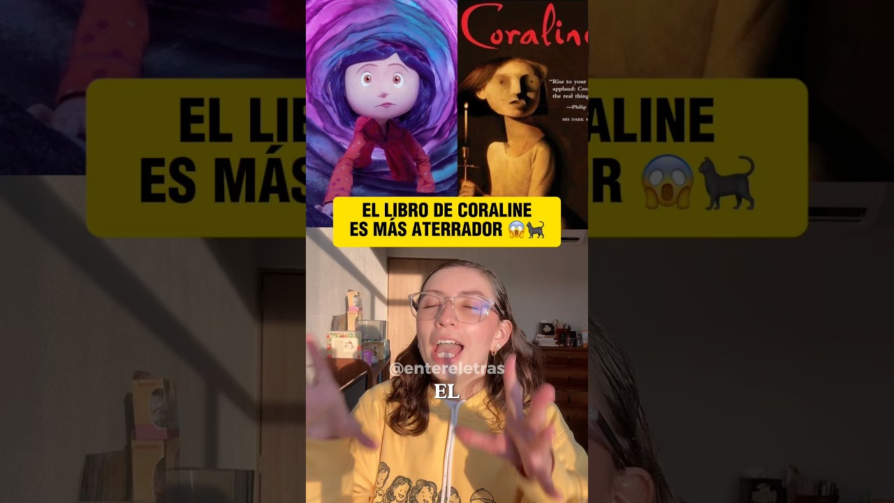 Coraline: El libro da más miedo que la película 😱