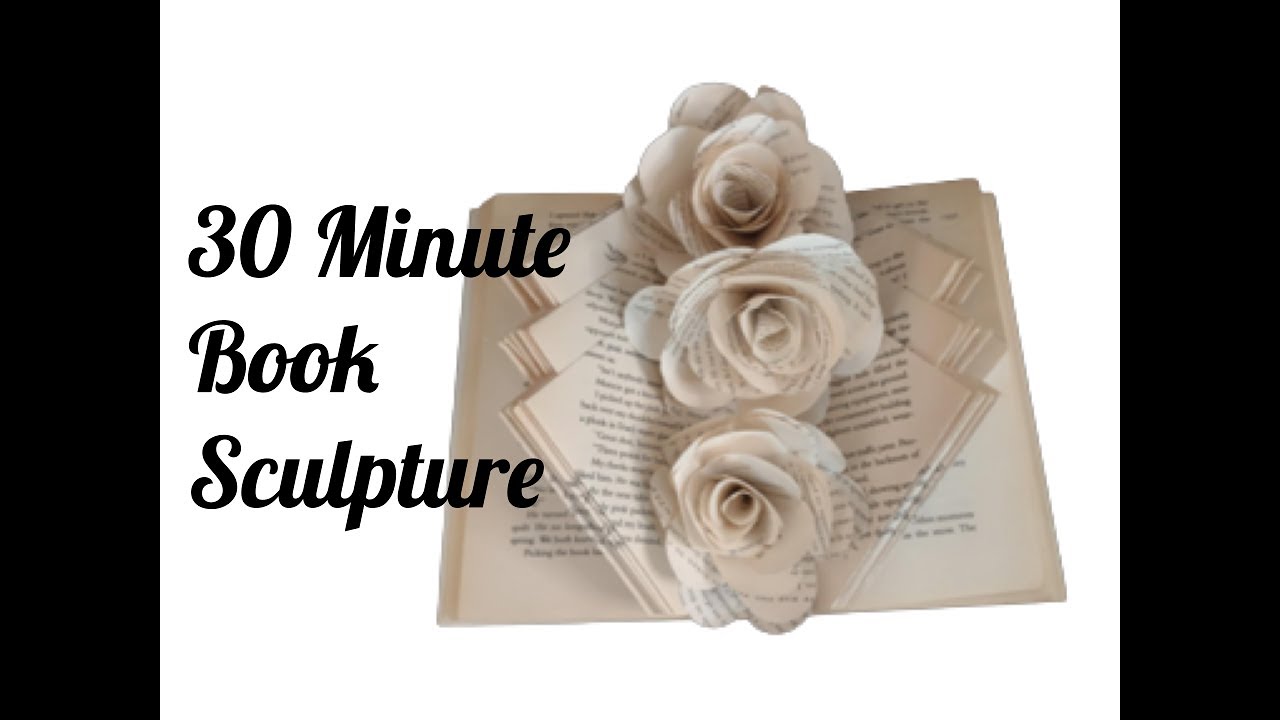 30-Minute Beginner Book Sculpture 📚