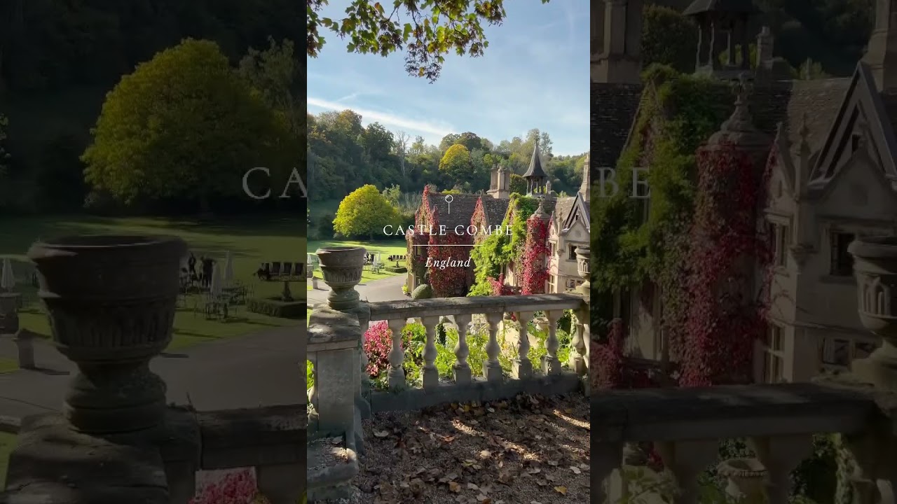 England’s Prettiest Village: Castle Combe in the Cotswolds 🇬🇧 #castlecombe #cotswolds #uktravel