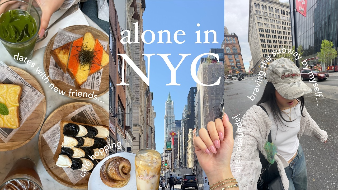 Solo NYC Adventure 🗽 | Food, Exploring & Subway Surfing!