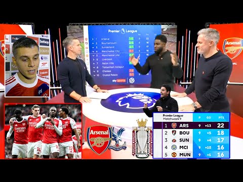 Arsenal vs Crystal 1-0 Arteta Extends the Lead! Arsenal 7 Points Clear of City & Liverpool Reactions