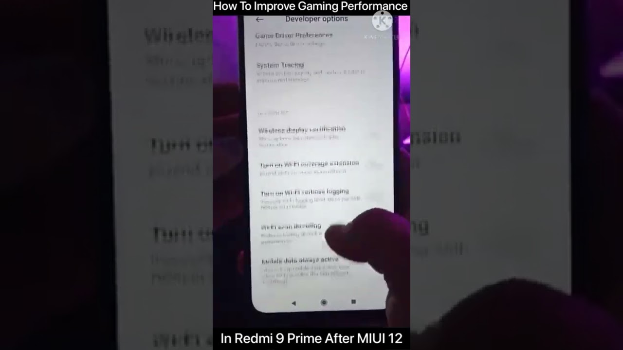 Redmi Gaming Mode for Better Performance 🎮