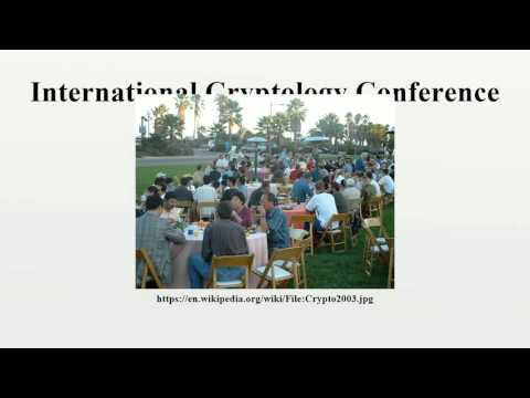 International Cryptology Conference