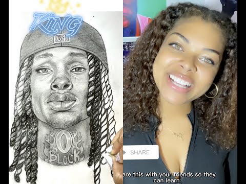 How to Draw King Von in 50 seconds! 👑🕊