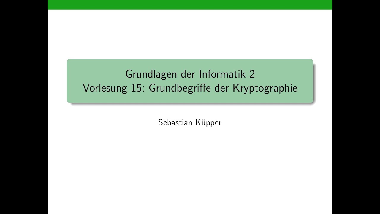 Kryptographie Grundlagen: Sicher kommunizieren im Internet 🔐
