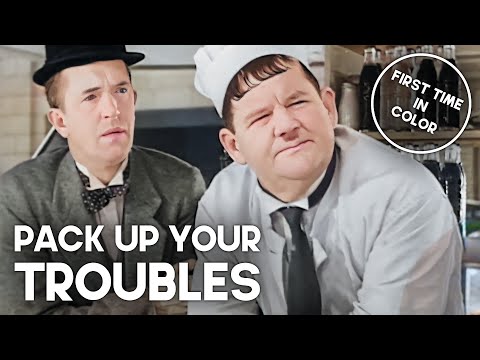 Pack Up Your Troubles | Laurel & Hardy | Comedy Classic