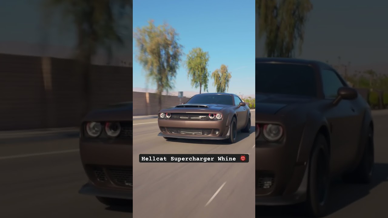 Experience the Thrill of the Dodge Challenger Hellcat's Supercharger Whine 🚗