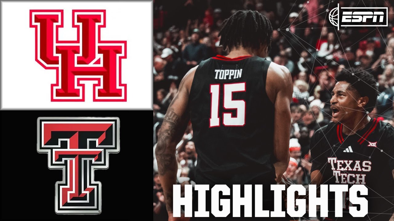 Houston vs. Texas Tech | Full Game Highlights 🏀