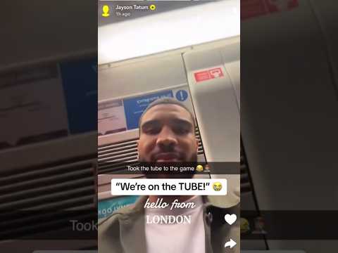 Team USA casually taking public transportation to their game in London 😂