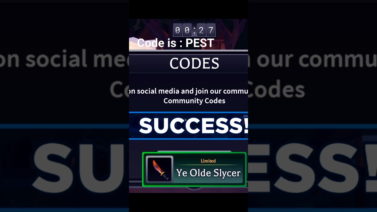 Survive the Killer: New Code for July 2023 🎮