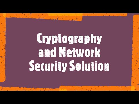 Cryptography and Network Security solution chapter 1