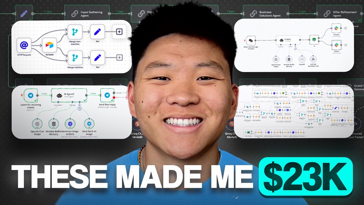 Sold 4 AI Agents for $23K as a Beginner 💰