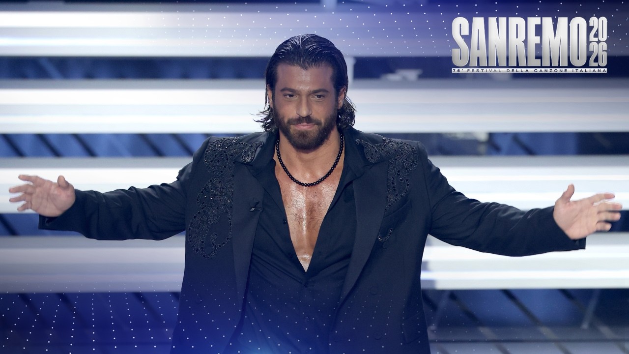 Sanremo 2026: Can Yaman sul palco dell'Ariston 🎤