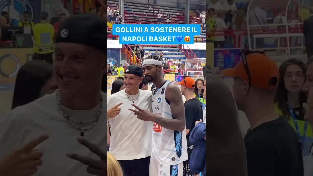Gollini Supporta il Napoli Basket: Guarda il Momento di FINE PARTITA 🏀