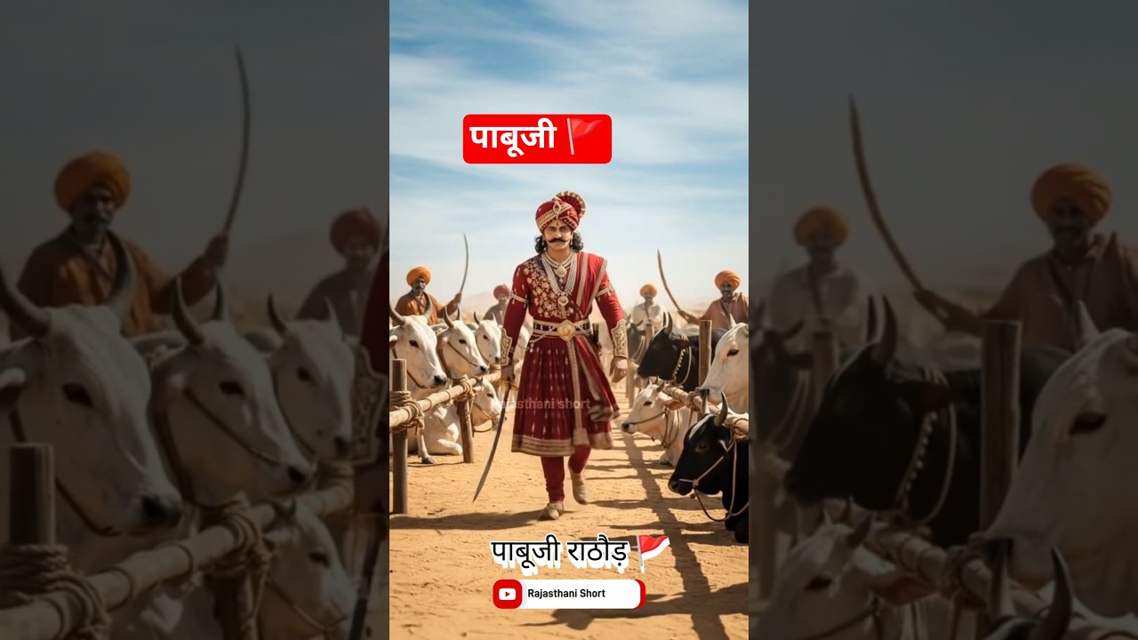 केसर कालवी और पाबूजी का स्वागत 🌸