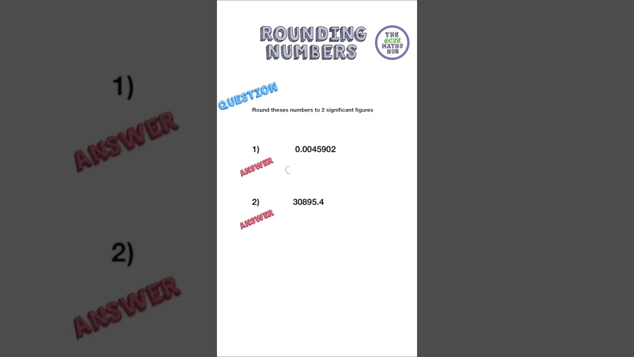 Master Rounding to 2 Significant Figures π