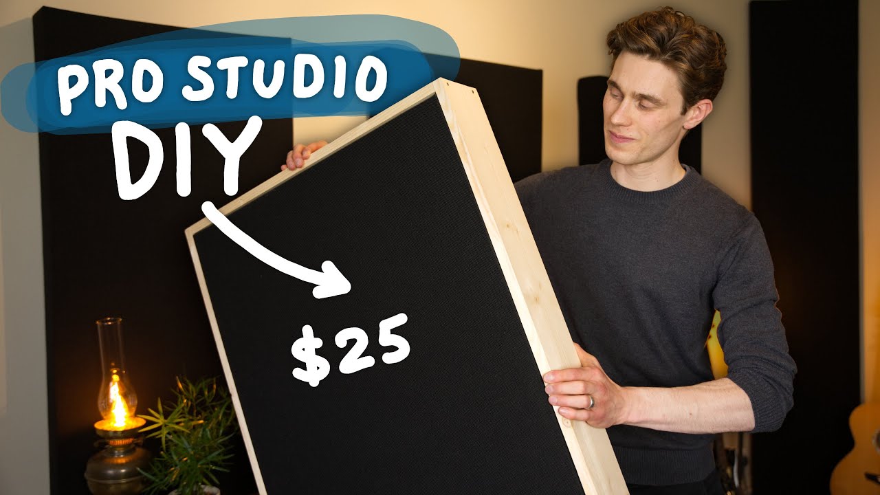 DIY Acoustic Panels for Home Studio 🎶