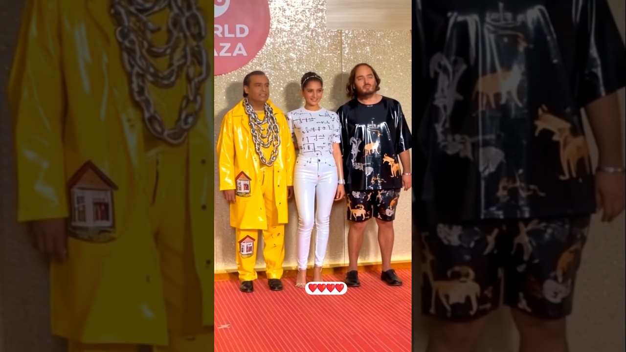 Radhika, Anant & Mukesh Ambani Event Look ๐โจ
