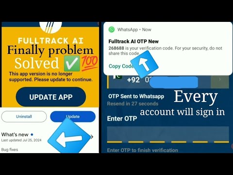 Full Track ai New Update l Finally sign in problem solved ✅💯 in full Track ai l