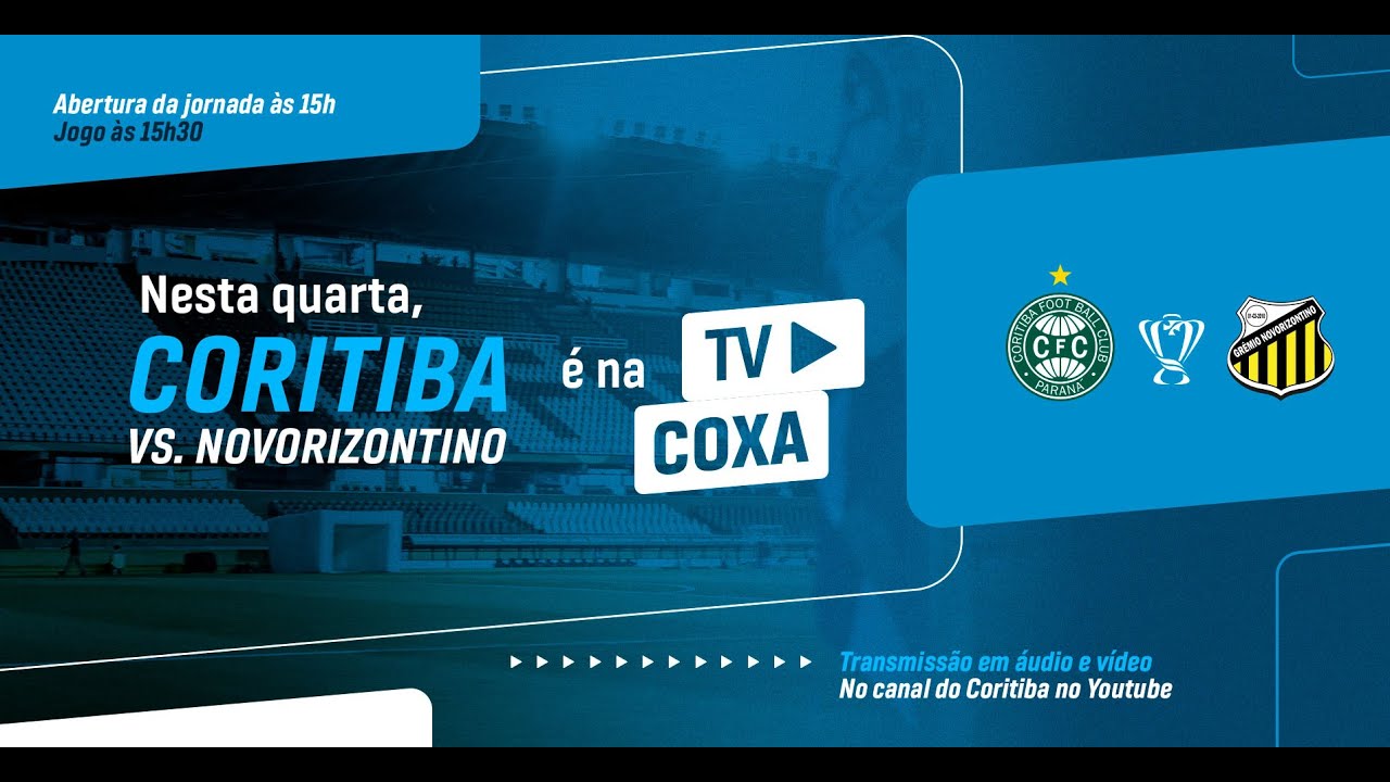 Ao Vivo: Coritiba Sub-20 x Novorizontino pela Copa do Brasil Juvenil ⚽