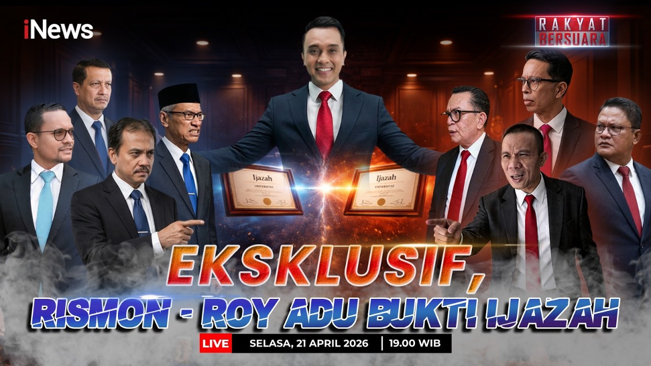 LIVE! Rismon-Roy Tuntut Bukti Ijazah 📜