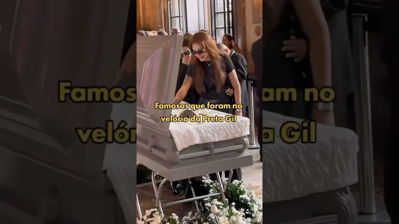 Celebridades no Velório de Preta Gil 🖤