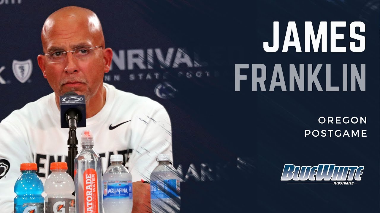 Penn State Coach James Franklin Reacts to Oregon Loss & Fan Frustration 🏈