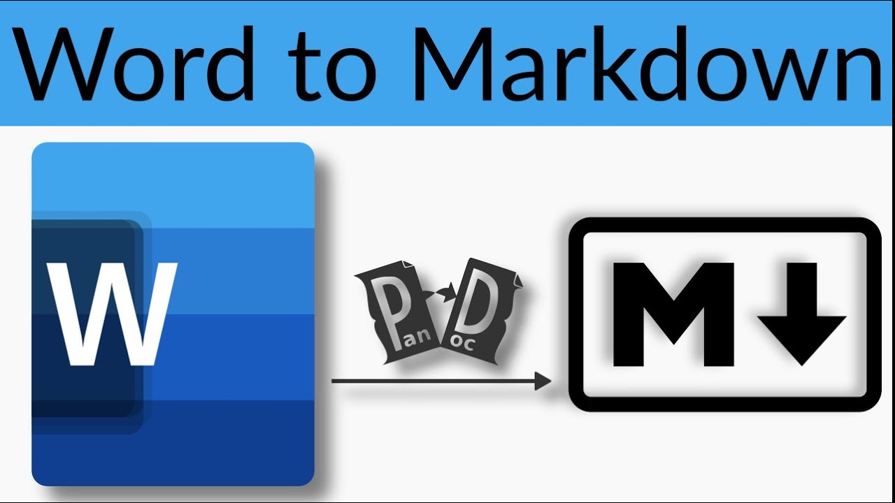 Convert Word to Markdown Free with Pandoc