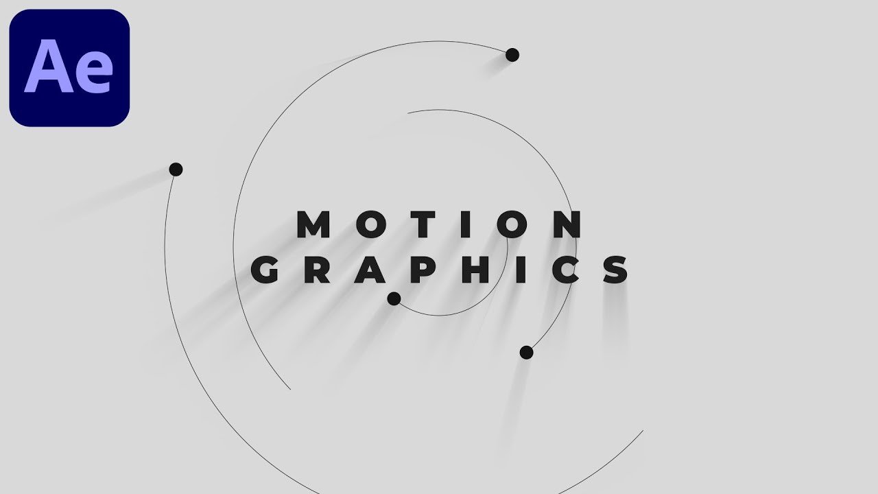 Create Sleek Minimal Circle Motion Graphics in After Effects β¨