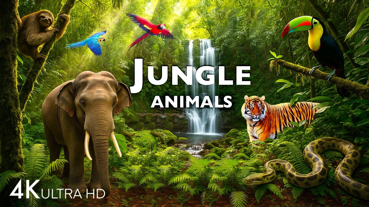 Explore the Wild: Stunning Jungle Animals in 4K Ultra HD 🐾