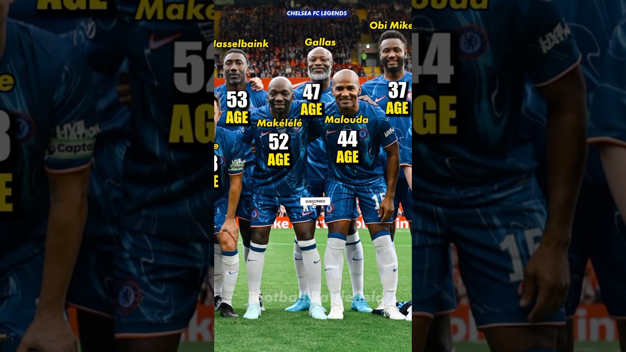 Chelsea Legends vs Liverpool Legends: Age Update ⚽