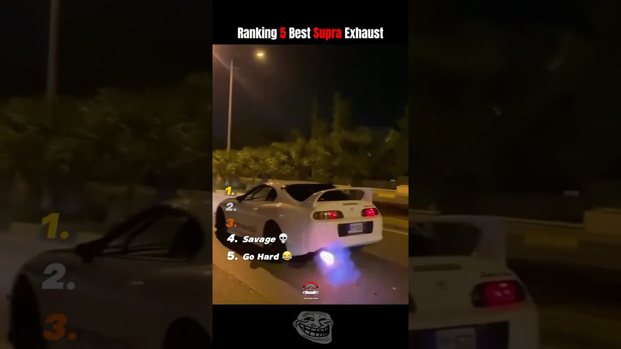 Top 5 Supra Exhausts 🔥